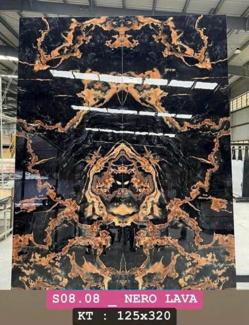 Đá nhân tạo nung kết Nero Lava Ấn Độ
