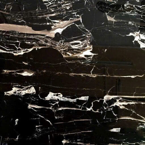 Đá Marble Đen Hoa Băng